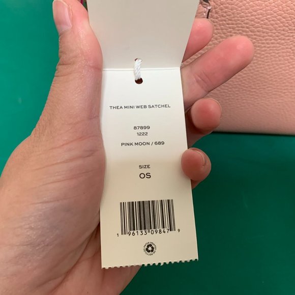 TORY BURCH THEA MINI WEB SATCHEL - Picture 4 of 10